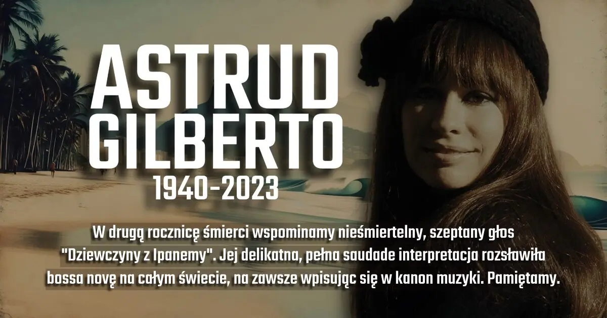 Astrud Gilberto na banerze wspomnieniowym w blogu Moje Quo Vadis - mojequovadis.pl | ppiotrr.pl