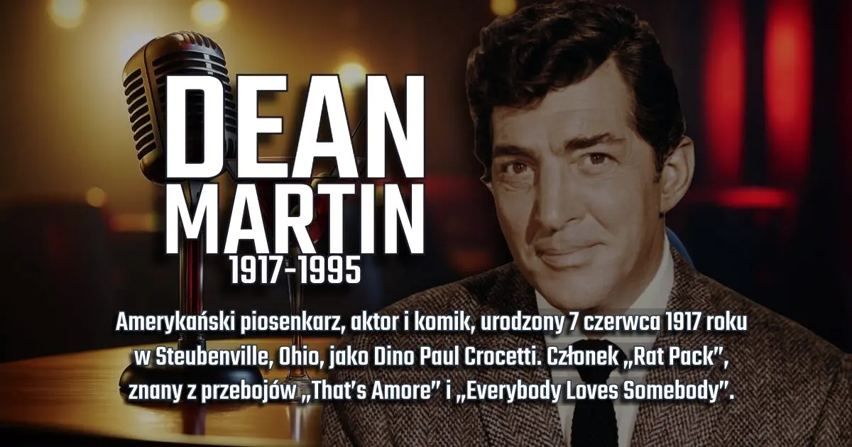 Dean Martin na urodzinowym banerze w blogu Moje Quo Vadis - mojequovadis.pl | ppiotrr.pl