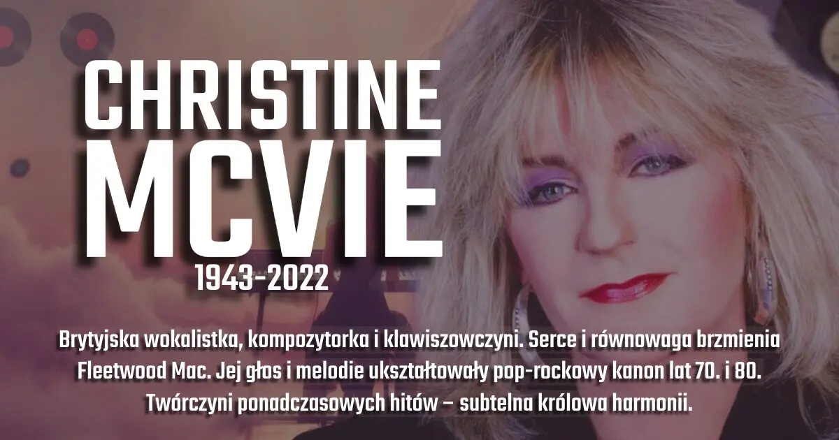 Christine McVie na urodzinowym banerze w blogu Moje Quo Vadis - mojequovadis.pl | ppiotrr.pl