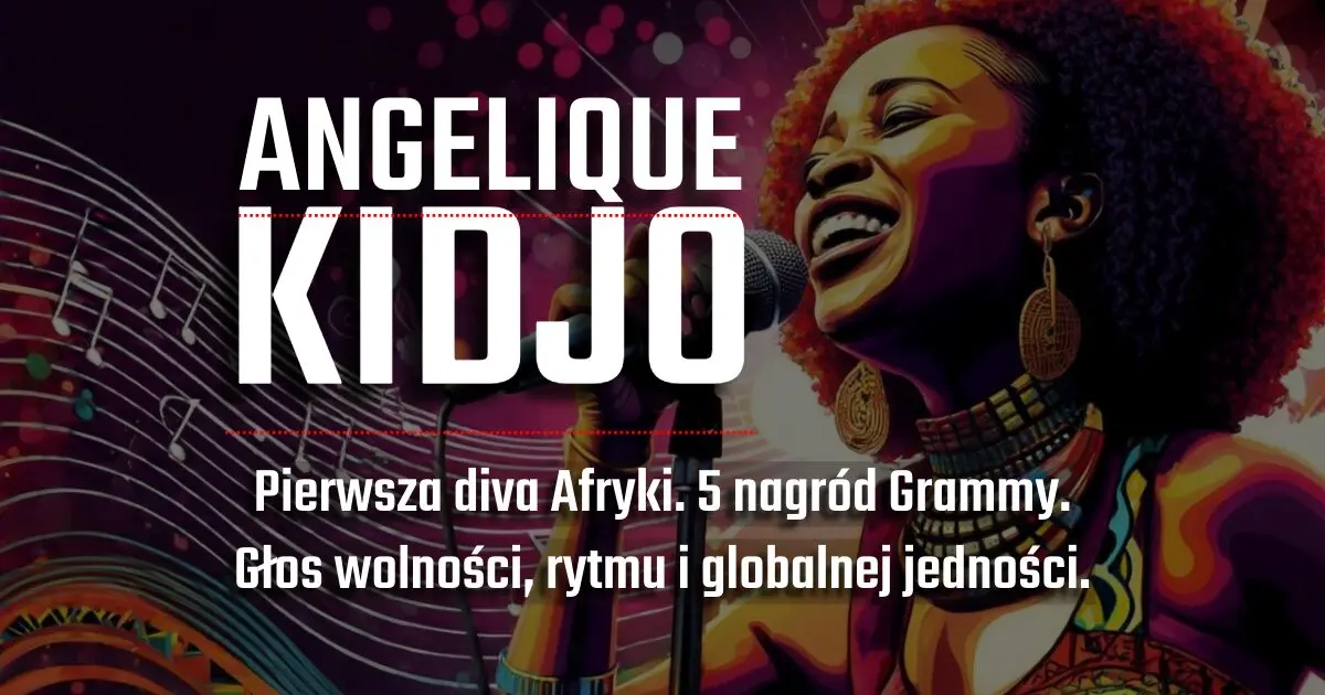 Angélique Kidjo na urodzinowym banerze w blogu Moje Quo Vadis - mojequovadis.pl | ppiotrr.pl