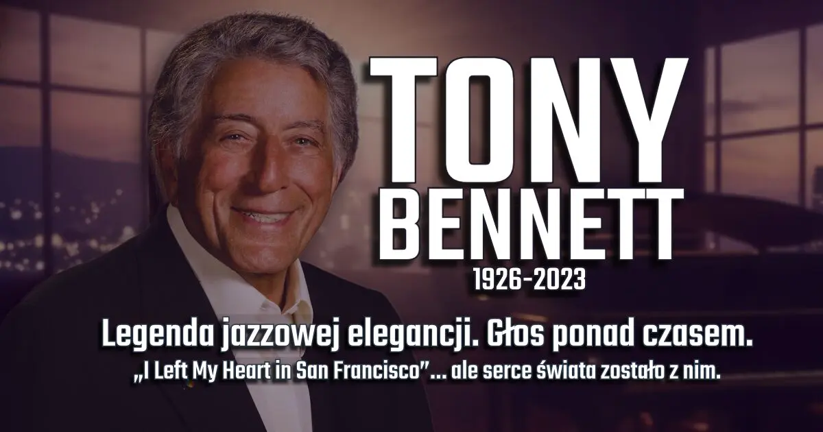 Tony Bennett na banerze wspomnieniowym w blogu Moje Quo Vadis - mojequovadis.pl | ppiotrr.pl