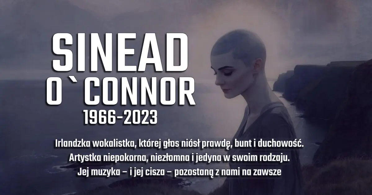 Sinéad O’Connor na banerze wspomnieniowym w blogu Moje Quo Vadis - mojequovadis.pl | ppiotrr.pl