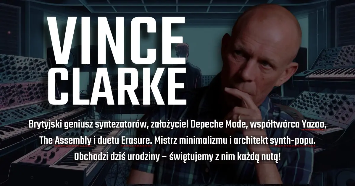 Vince Clarke na urodzinowym banerze w blogu Moje Quo Vadis - mojequovadis.pl | ppiotrr.pl
