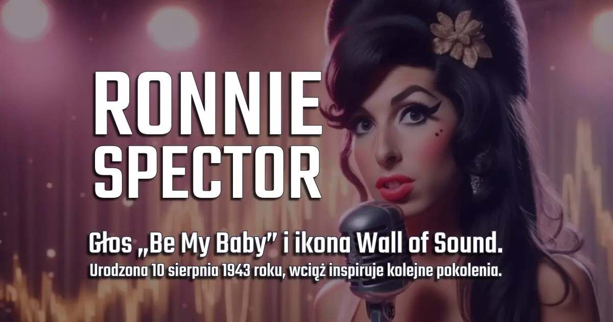 Ronnie Spector na banerze urodzinowym w blogu Moje Quo Vadis - mojequovadis.pl | ppiotrr.pl