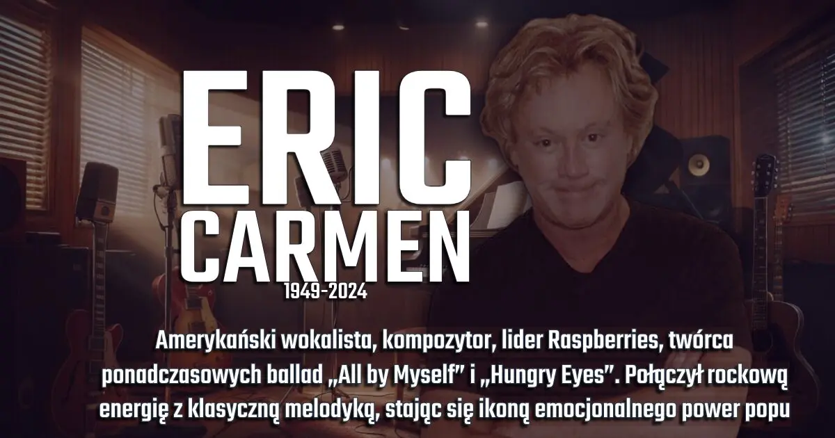 Eric Carmen na banerze urodzinowym w blogu Moje Quo Vadis - mojequovadis.pl | ppiotrr.pl