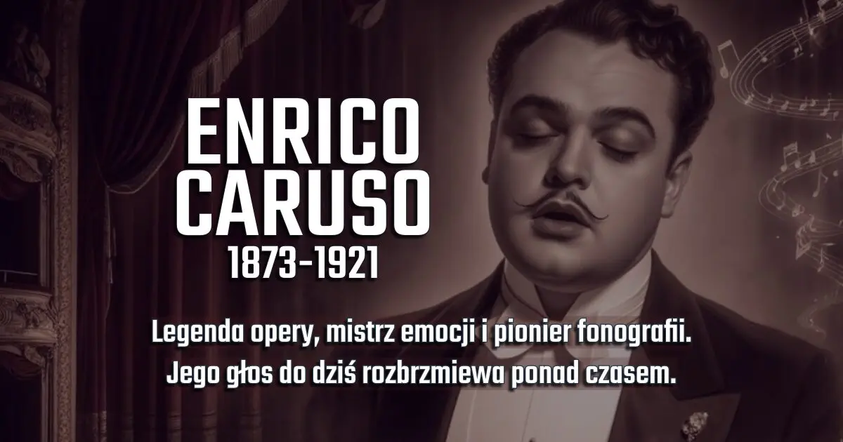 Enrico Caruso na banerze wspomnieniowym w blogu Moje Quo Vadis - mojequovadis.pl | ppiotrr.pl