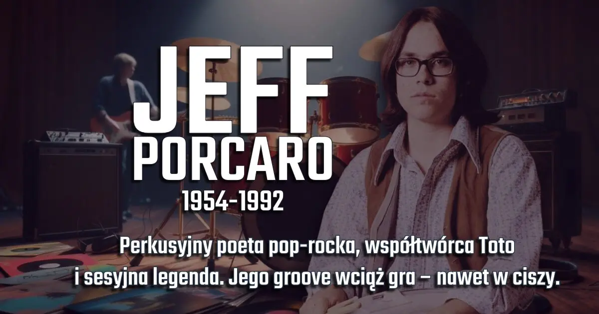 Jeff Porcaro na banerze wspomnieniowym w blogu Moje Quo Vadis - mojequovadis.pl | ppiotrr.pl