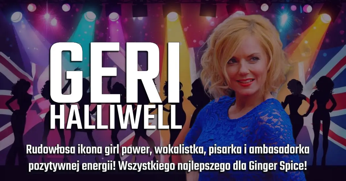 Geri Halliwell na urodzinowym banerze w blogu Moje Quo Vadis - mojequovadis.pl | ppiotrr.pl