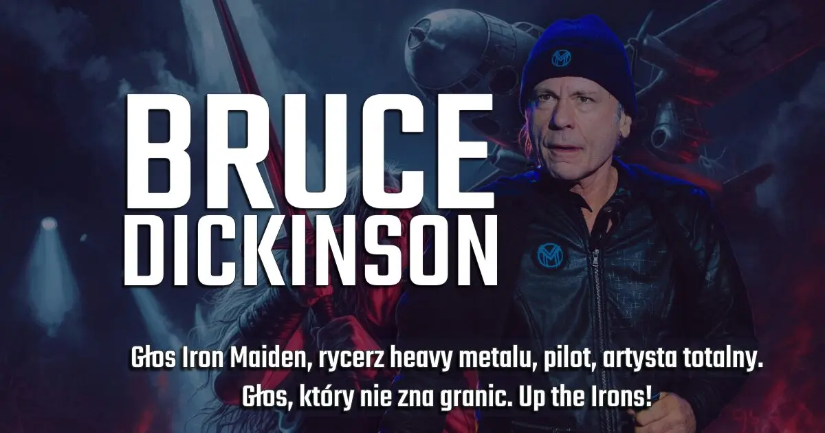 Bruce Dickinson na urodzinowym banerze w blogu Moje Quo Vadis - mojequovadis.pl | ppiotrr.pl