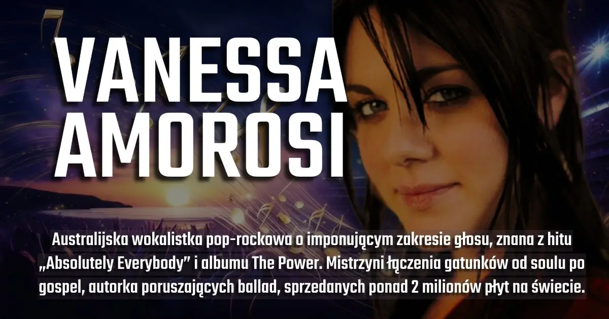 Vanessa Amorosi na banerze urodzinowym w blogu Moje Quo Vadis - mojequovadis.pl | ppiotrr.pl