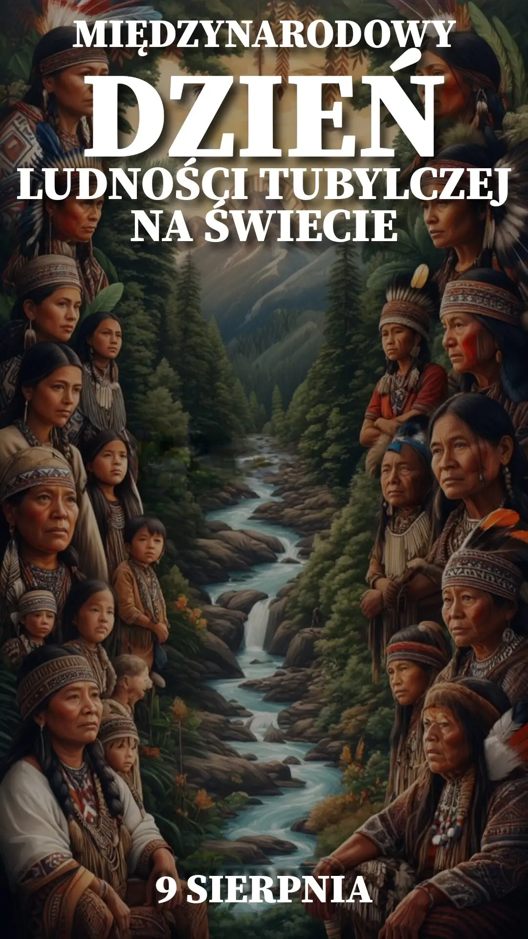 Ilustracja na wspomnienie o obchodach 8 sierpnia Międzynarodowego Dnia Ludności Tubylczej na Świecie w blogu Moje Quo Vadis - mojequovadis.pl | PpiotrR.pl