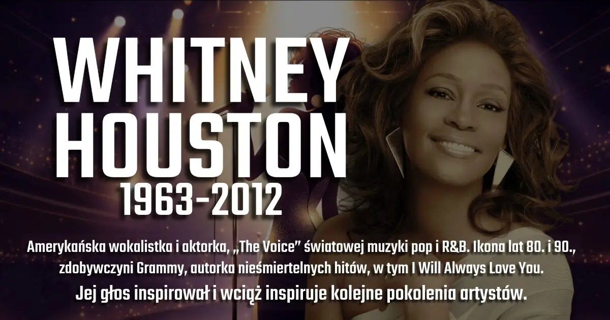 Whitney Houston na banerze urodzinowym w blogu Moje Quo Vadis - mojequovadis.pl | ppiotrr.pl