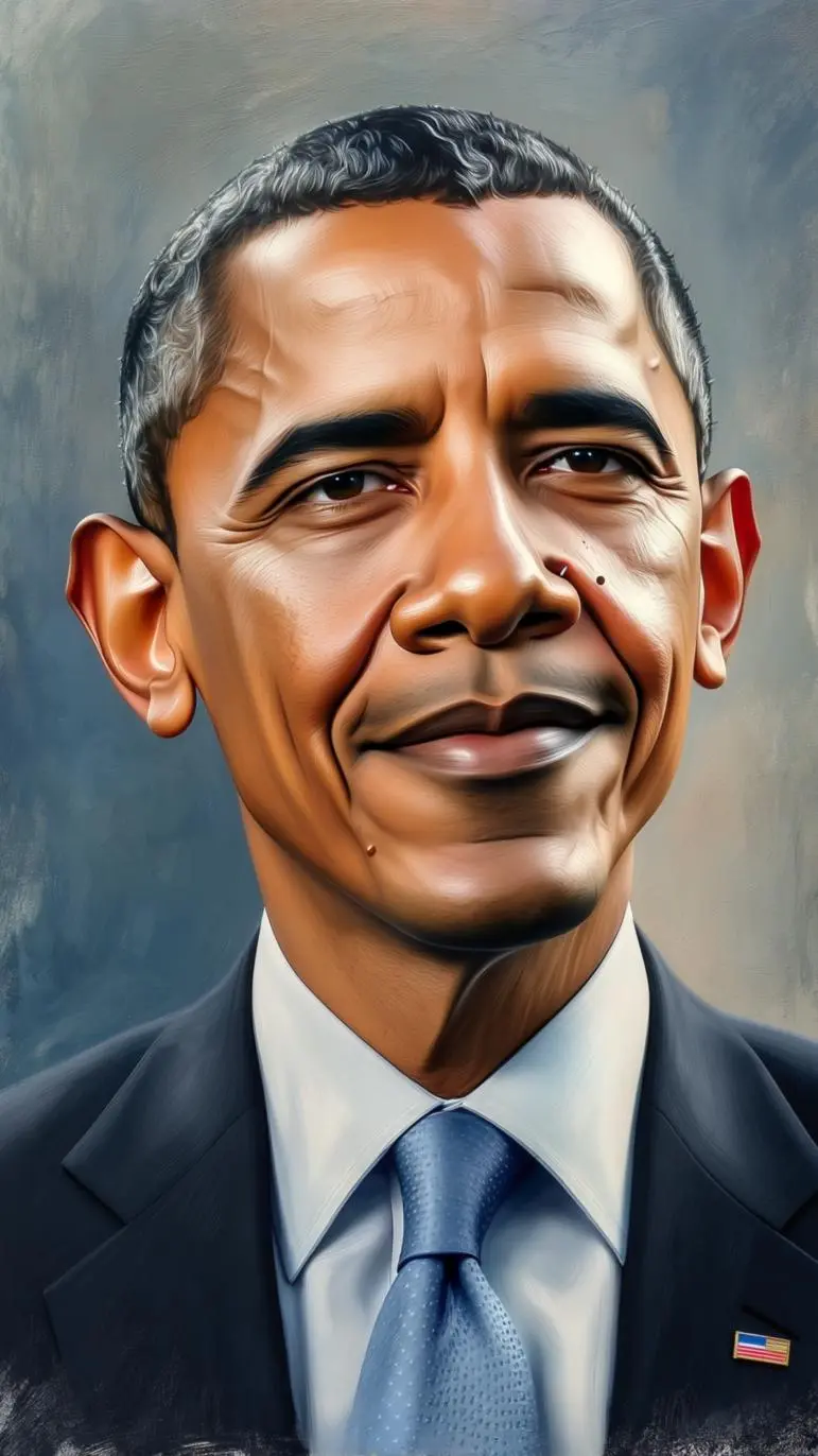 Ilustracja na wspomnienie o urodzinach 4 sierpnia słynnego noblisty Baracka Obamy w blogu Moje Quo Vadis - mojequovadis.pl | PpiotrR.pl