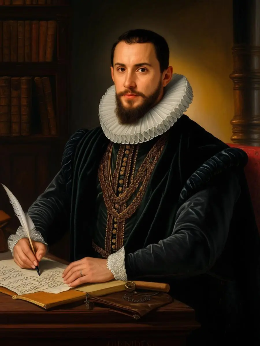Diego Hurtado de Mendoza (1503-1575) - hiszpański renesansowy pisarz, dyplomata i historyk. Autor "Guerra de Granada", klasycznego dzieła historiografii hiszpańskiej, oraz powieści pikarejskiej "Żywot Lazarillo z Tormes" (przypisywanej).