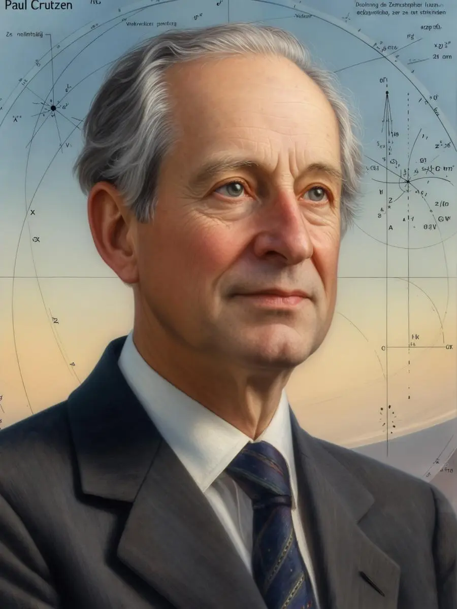 Paul Crutzen (1933-2021) – holenderski chemik atmosfery, laureat Nagrody Nobla w dziedzinie chemii z 1995 roku za badania nad ubytkiem ozonu w stratosferze.