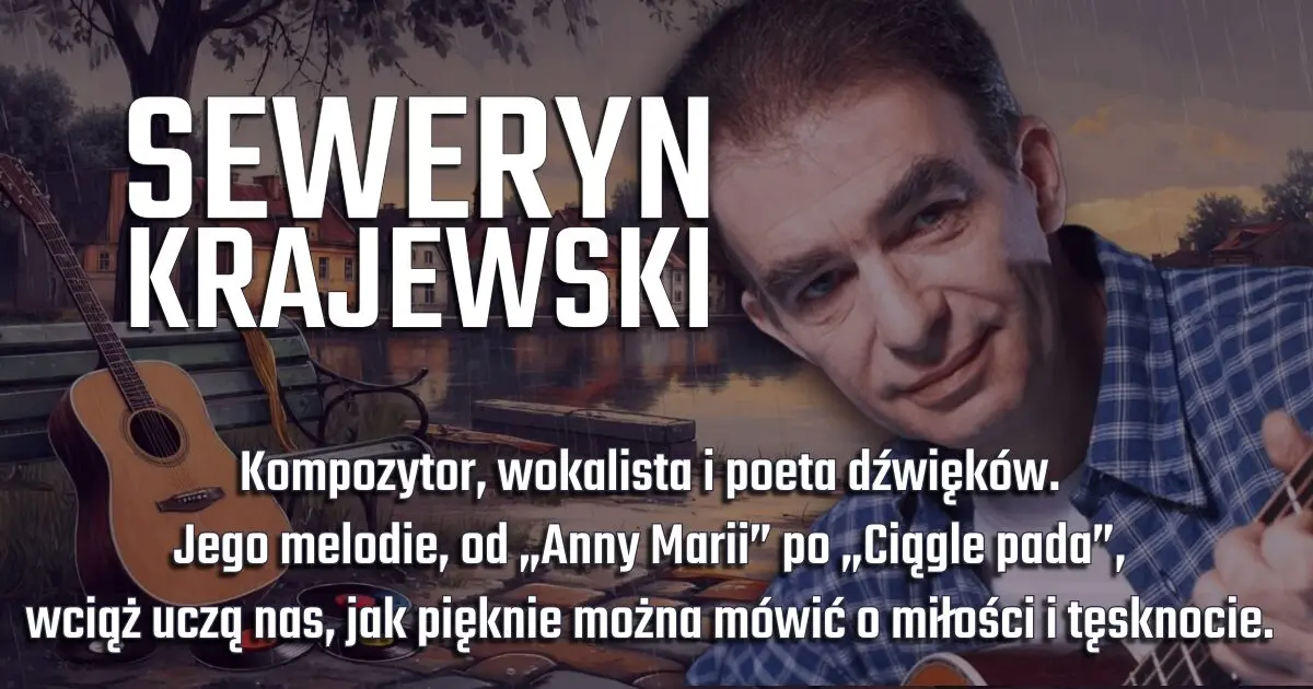 Seweryn Krajewski na banerze urodzinowym w blogu Moje Quo Vadis - mojequovadis.pl | ppiotrr.pl