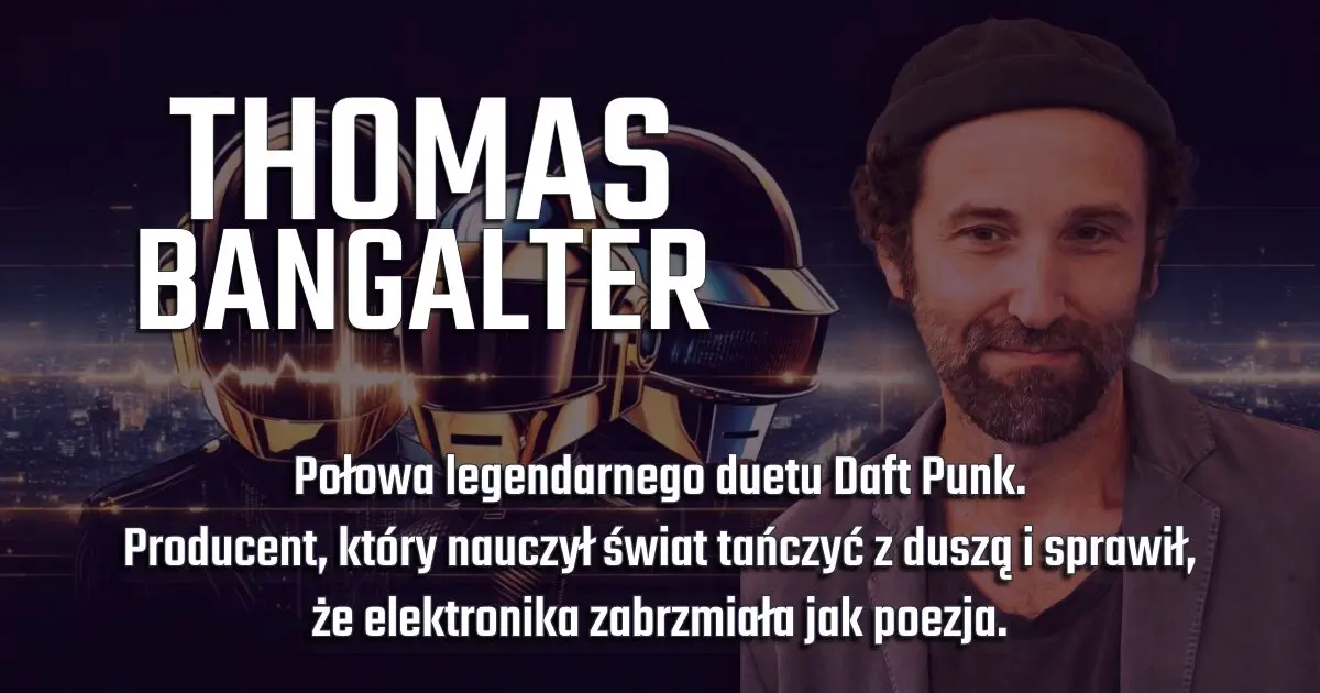 Thomas Bangalter na banerze urodzinowym w blogu Moje Quo Vadis - mojequovadis.pl | ppiotrr.pl