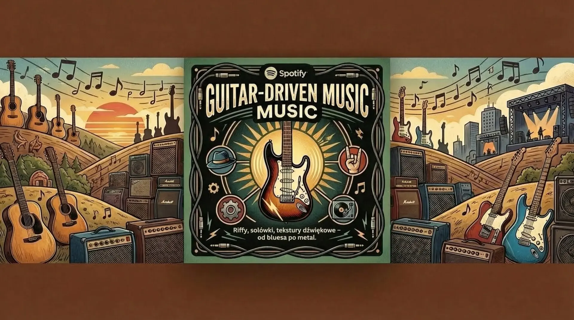 Playlista brzmieniowego tagu - Guitar-driven