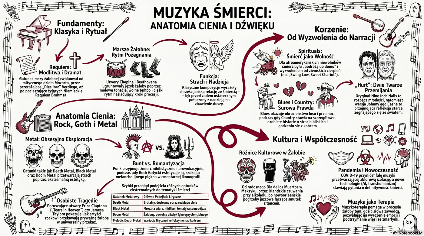 Death - infografika o muzyce śmierci