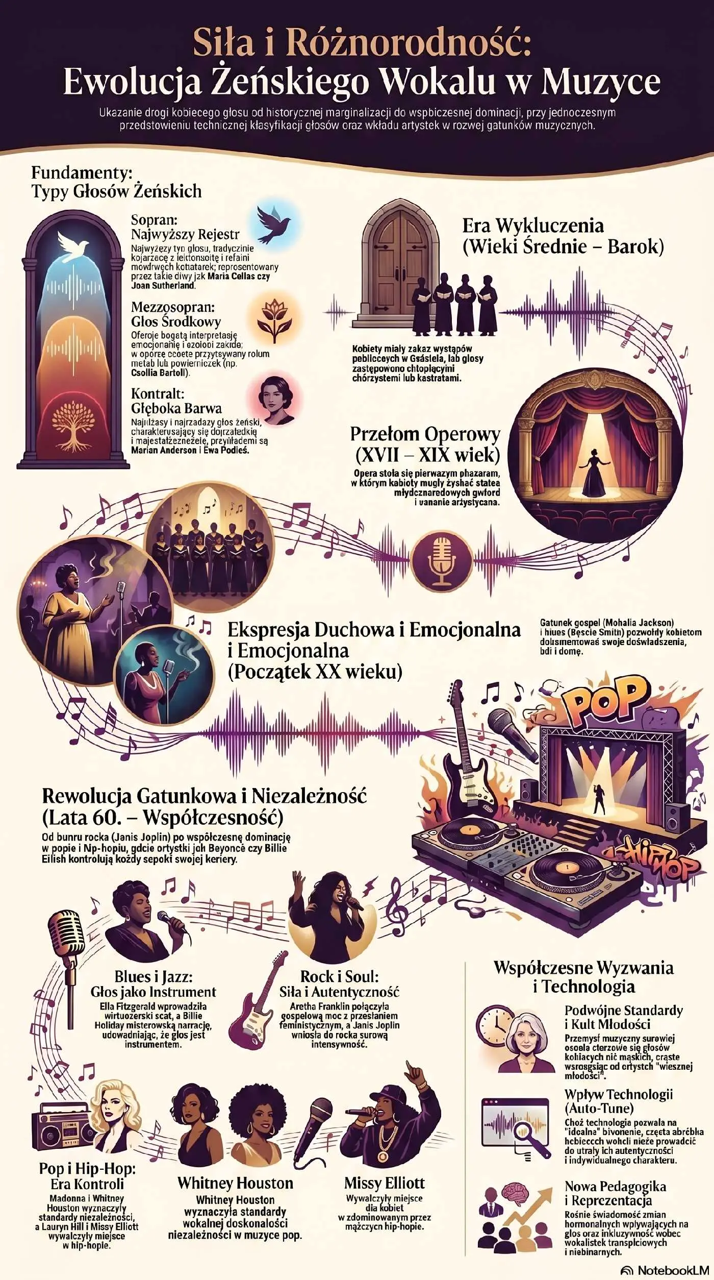 Female-vocals - infografika pionowa