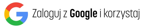 Zaloguj z Google i korzystaj_przycisk na strone główną_noborder