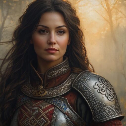 Mieczysława - ilustracja kobiety mogącej być emanacją wyglądu osoby o takim imieniu