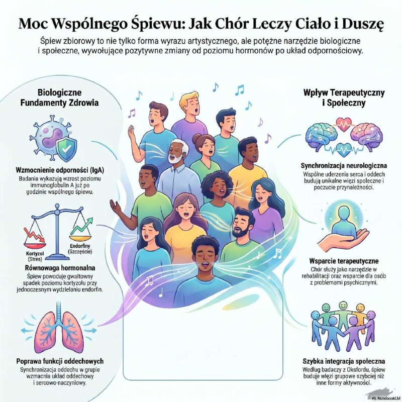 Infografika - Moc wspólnego śpiewu
