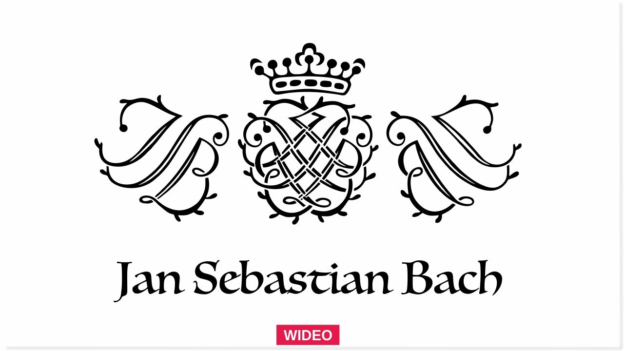 Nakładka wideo – JS Bach Pieczęć Nakładka wideo z cieniem